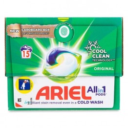 ARIEL COLOUR 3in1 skalbimo kapsulės 15 vnt